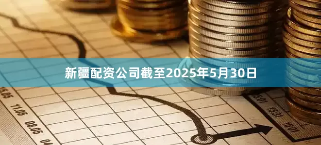 新疆配资公司截至2025年5月30日