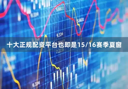 十大正规配资平台也即是15/16赛季夏窗